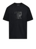 John Richmond T-shirt bambino manica corta con logo nero