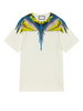 County of Milan T-shirt uomo con stampa iconica bianco latte