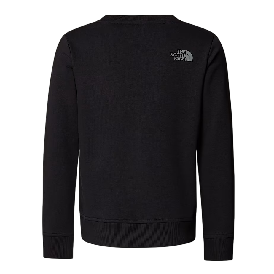 The North Face felpa unisex bambino con logo nero NF0A8AXX JK31 THE NORTH FACE 