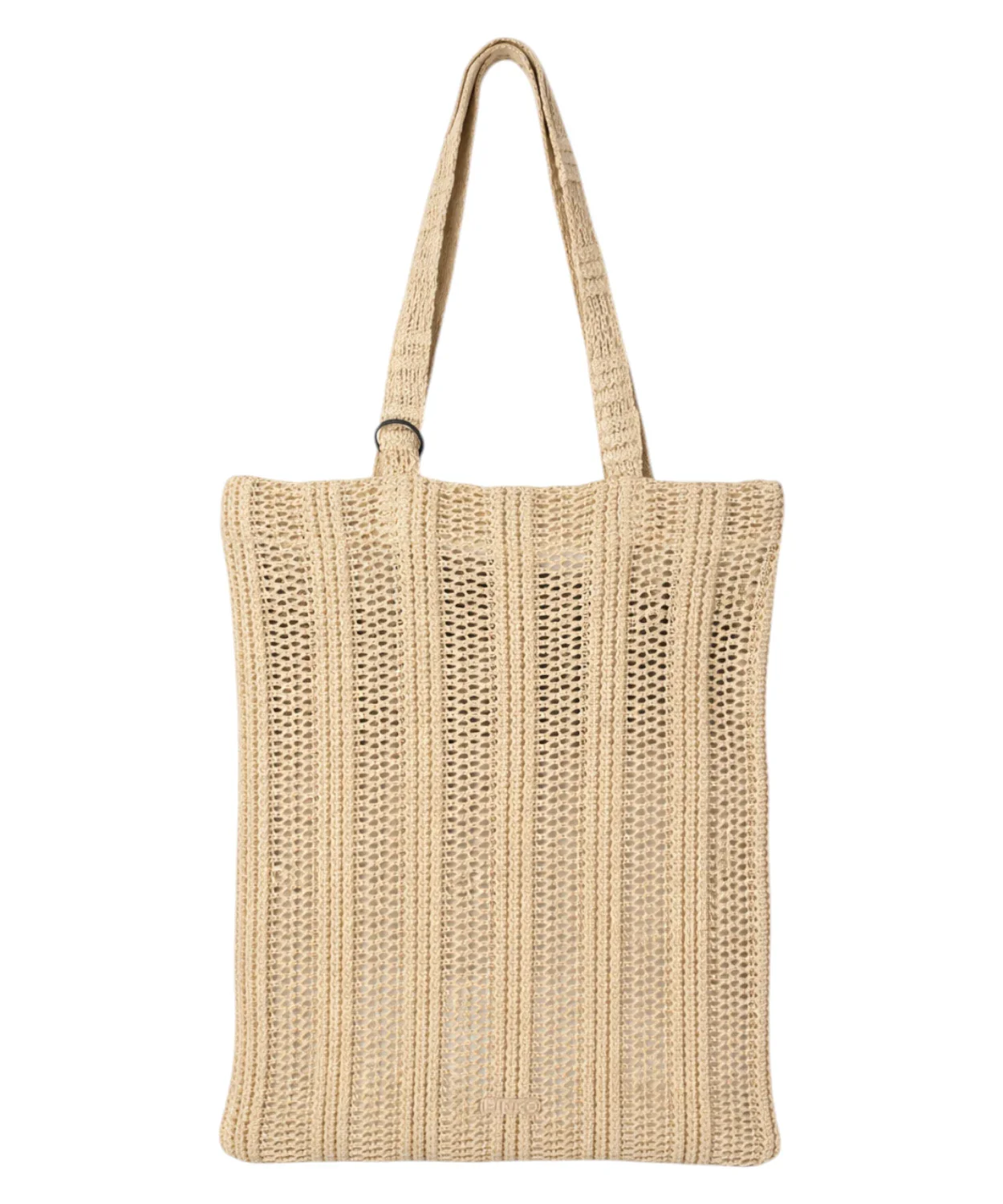 Pinko borsa mare Easy Tote Bag in rafia beige 106728-A39Y C39 PINKO 