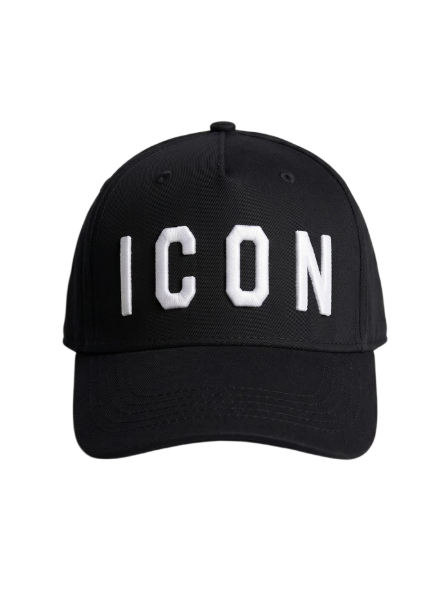 Icon cappello con visiera e logo unisex nero INB001 NERO ICON 