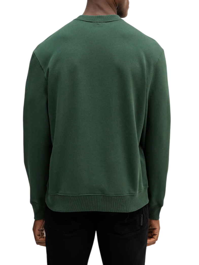 Calvin Klein Jeans maglia uomo con patch logo verde LV04RC273G LLG Calvin Klein Jeans 