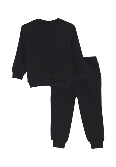 John Richmond completo Kanau felpa e pantaloni nero RIA25003CF BLACK John RICHMOND 