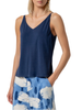 Surkana top donna misto modal blu