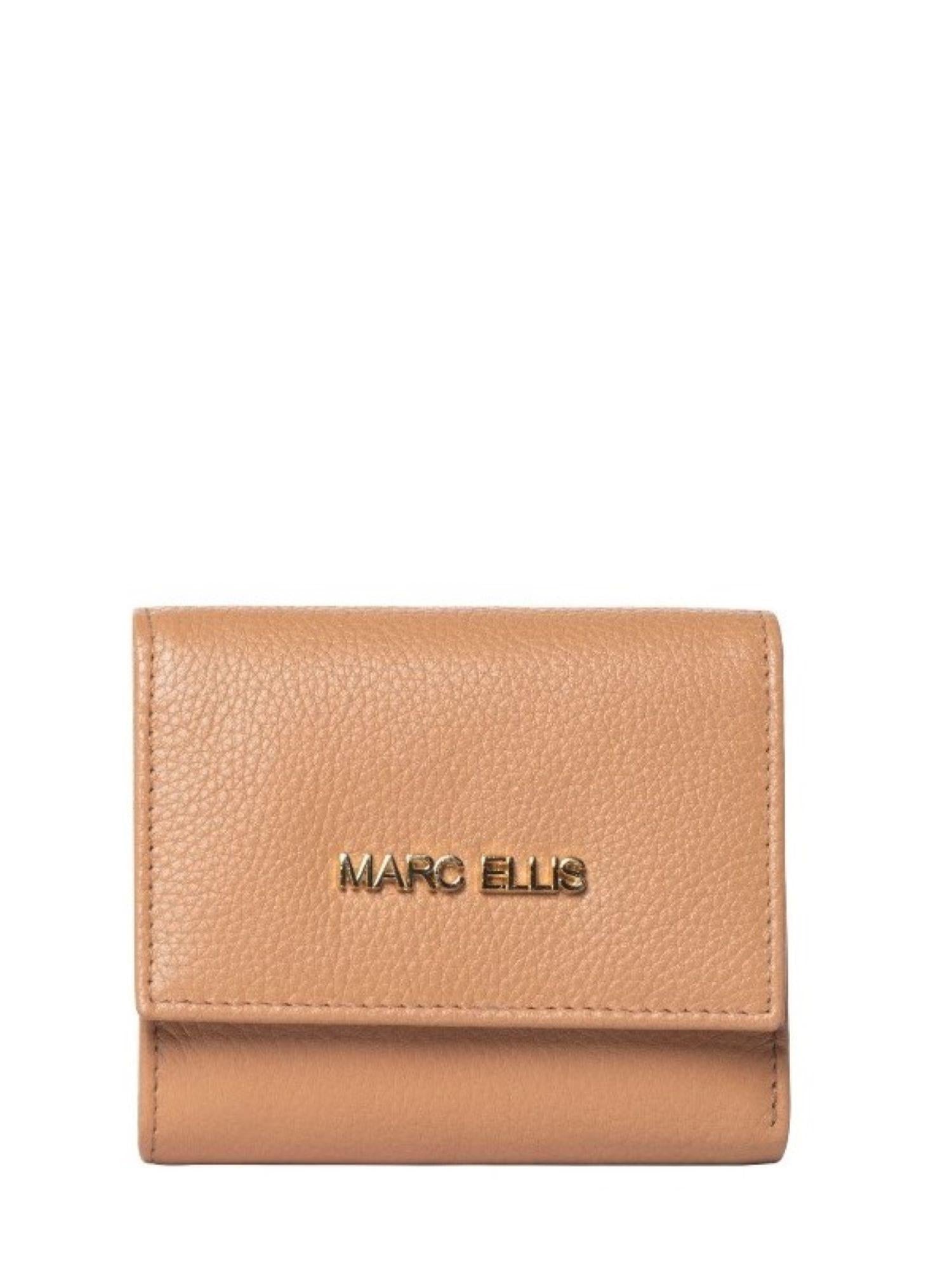 Marc Ellis portafogli in pelle martellata color cammello NANCY DO CARAMEL MARC ELLIS 