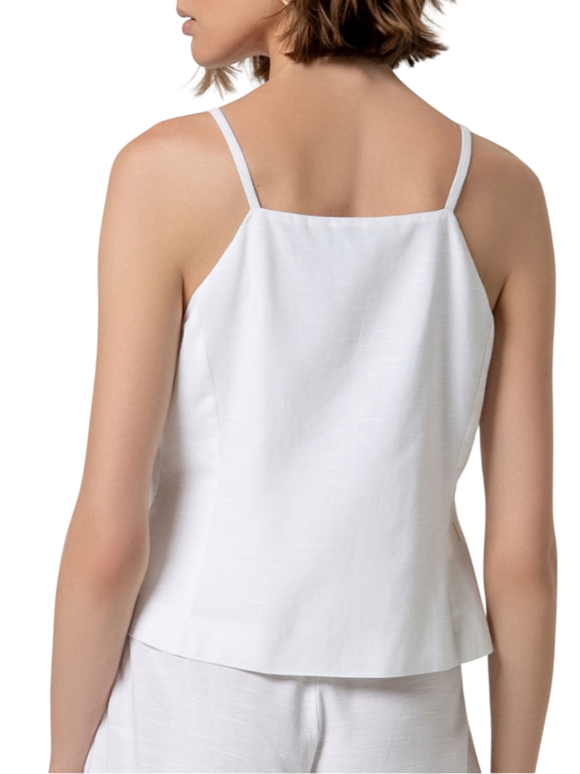 Surkana top donna in viscosa bianco 526MISO327 01 SURKANA 