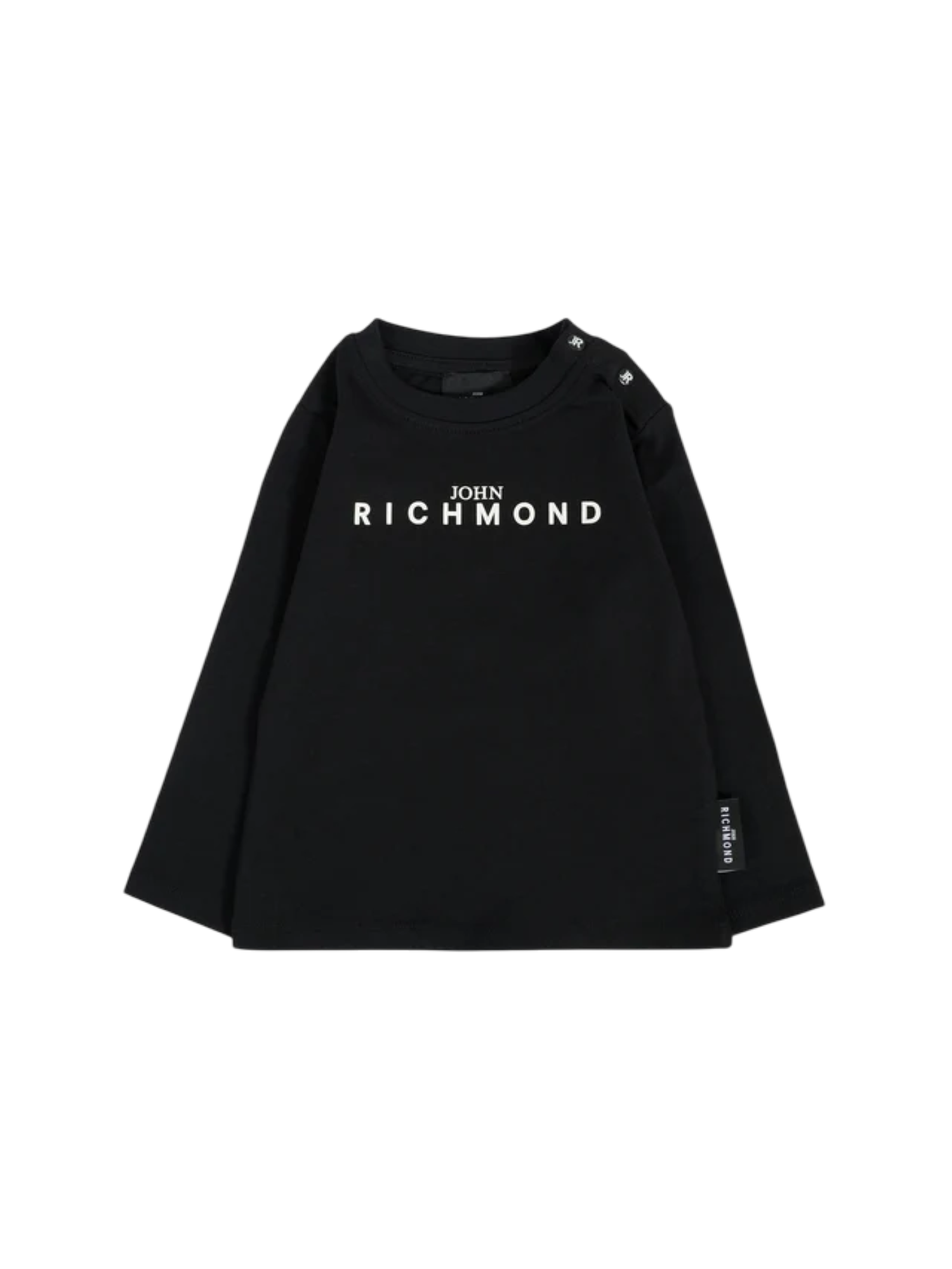 John Richmond T-shirt neonato manica lunga nero RIA25012TS BLACK John RICHMOND 
