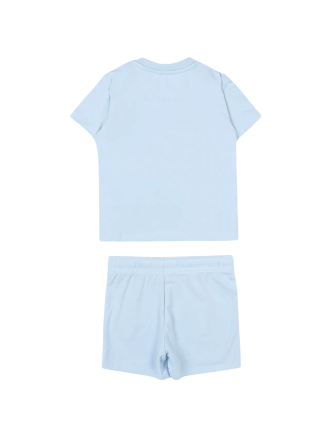 Calvin Klein Jeans completo estivo neonato T-shirt e shorts celeste LVCKSJI09B C1O Calvin Klein Jeans 