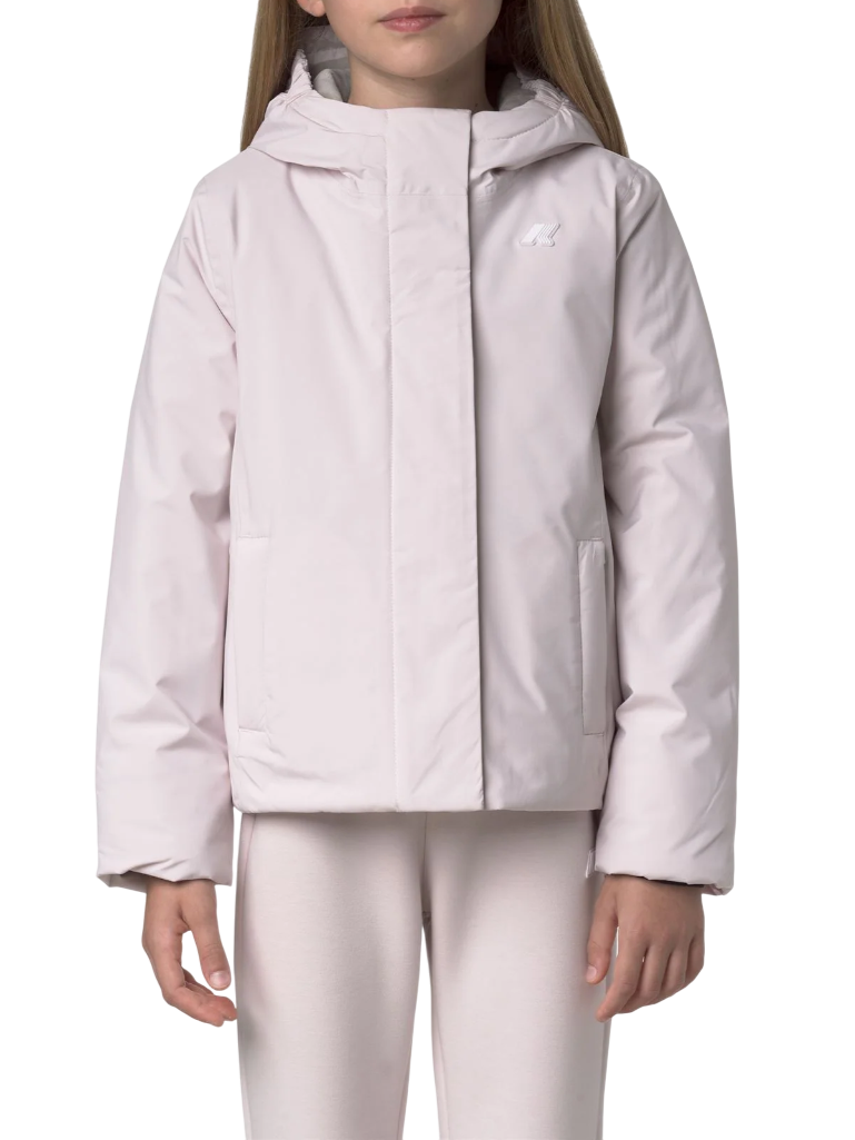 K-way piumino bambina Lily rosa chiaro K4137WW B3U K-WAY 