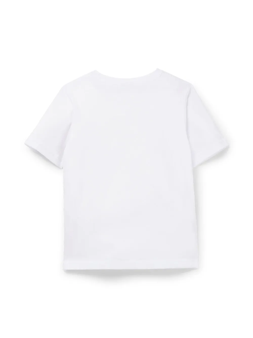 Boss T-shirt maniche corte in jersey con logo bianco J25P23 BIANCO BOSS 