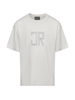 John Richmond T-shirt bambino manica corta con logo bianco