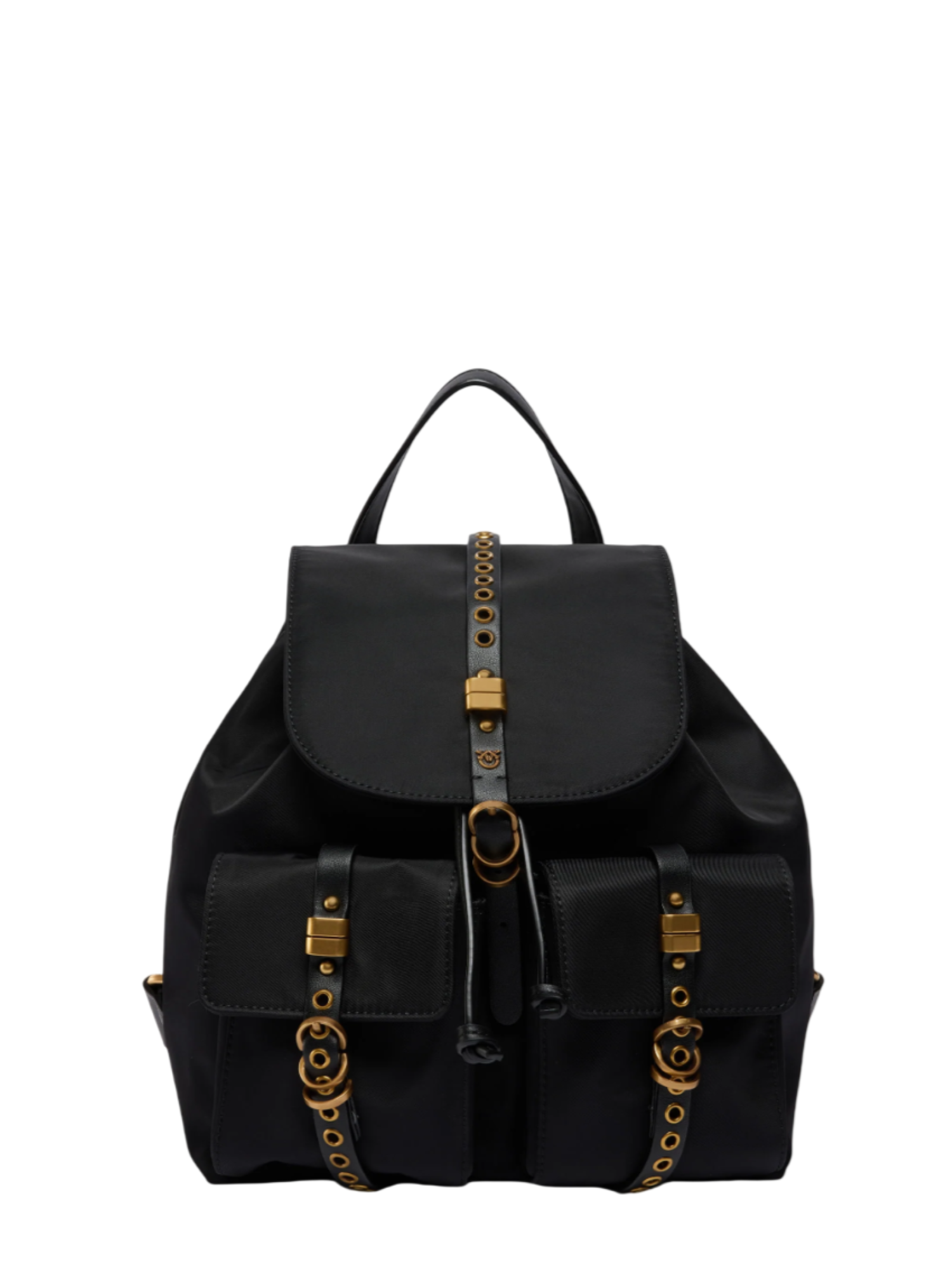 Pinko zaino Backpack Classic in nylon con tasche nero 106051-A358 Z99Q PINKO 