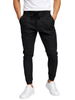Le Braghe pantaloni misto nylon slim lavaggio nero