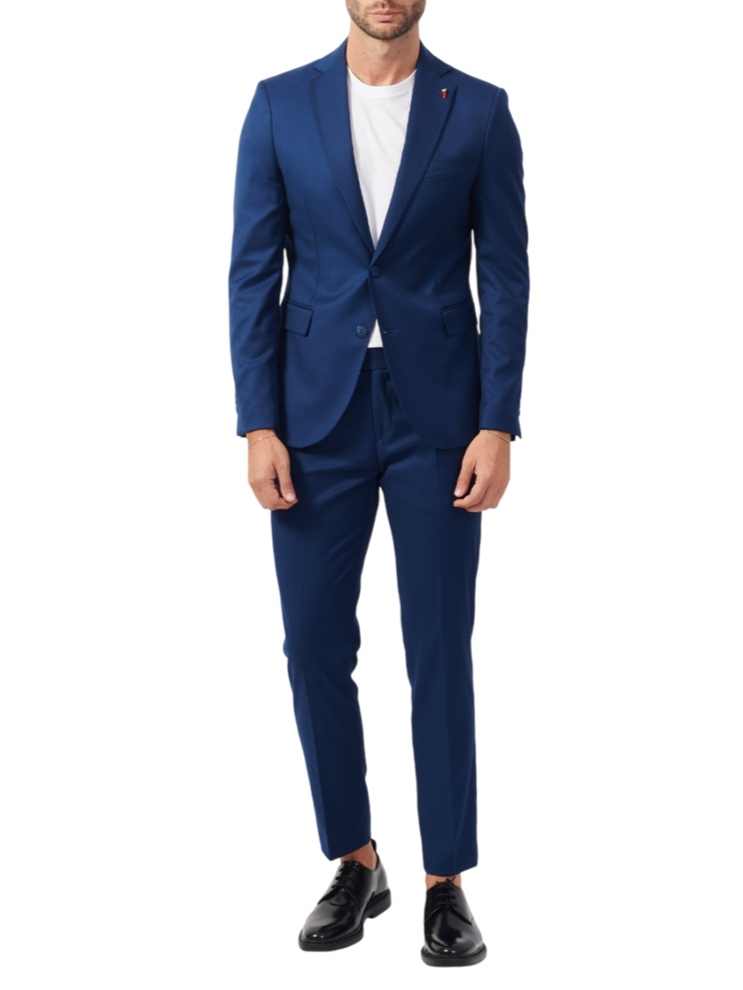 Mulish completo uomo giacca monopetto e pantaloni petrolio ZEUS-AB7200 PETROLIO MULISH 