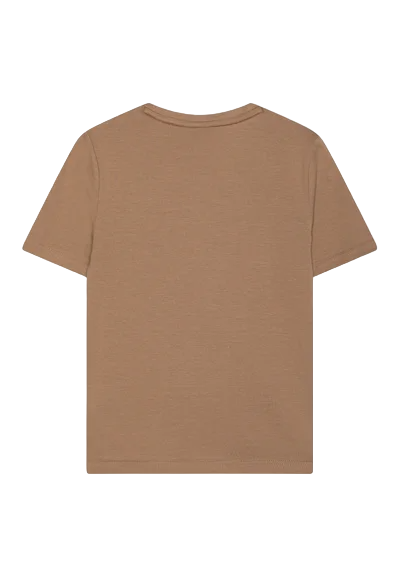 Boss T-shirt manica corta con logo marrone biscotto J50723 BISCOTTO BOSS 