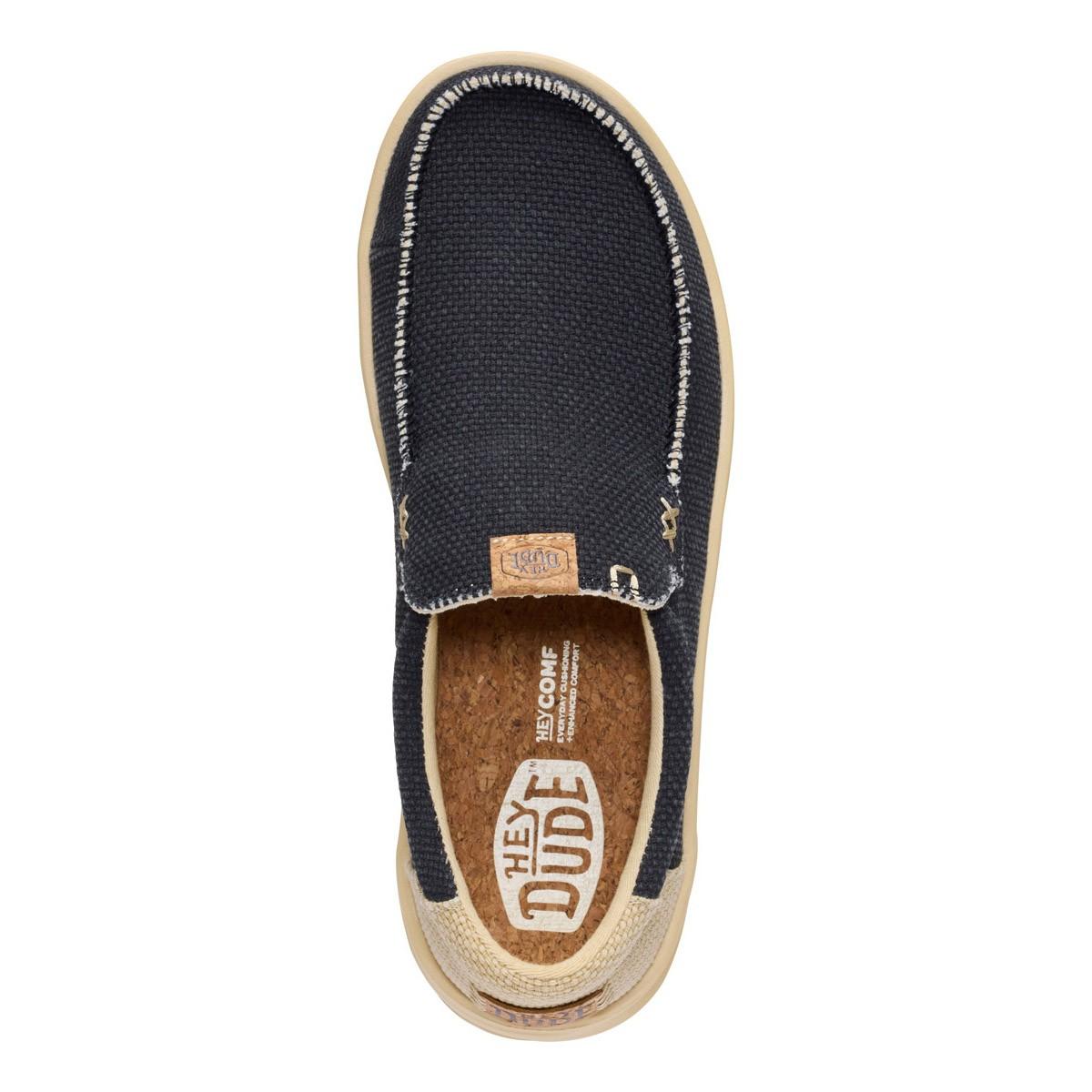 Hey Dude mocassino uomo Mikka Braided nero beige 40124 ORR HEY DUDE 