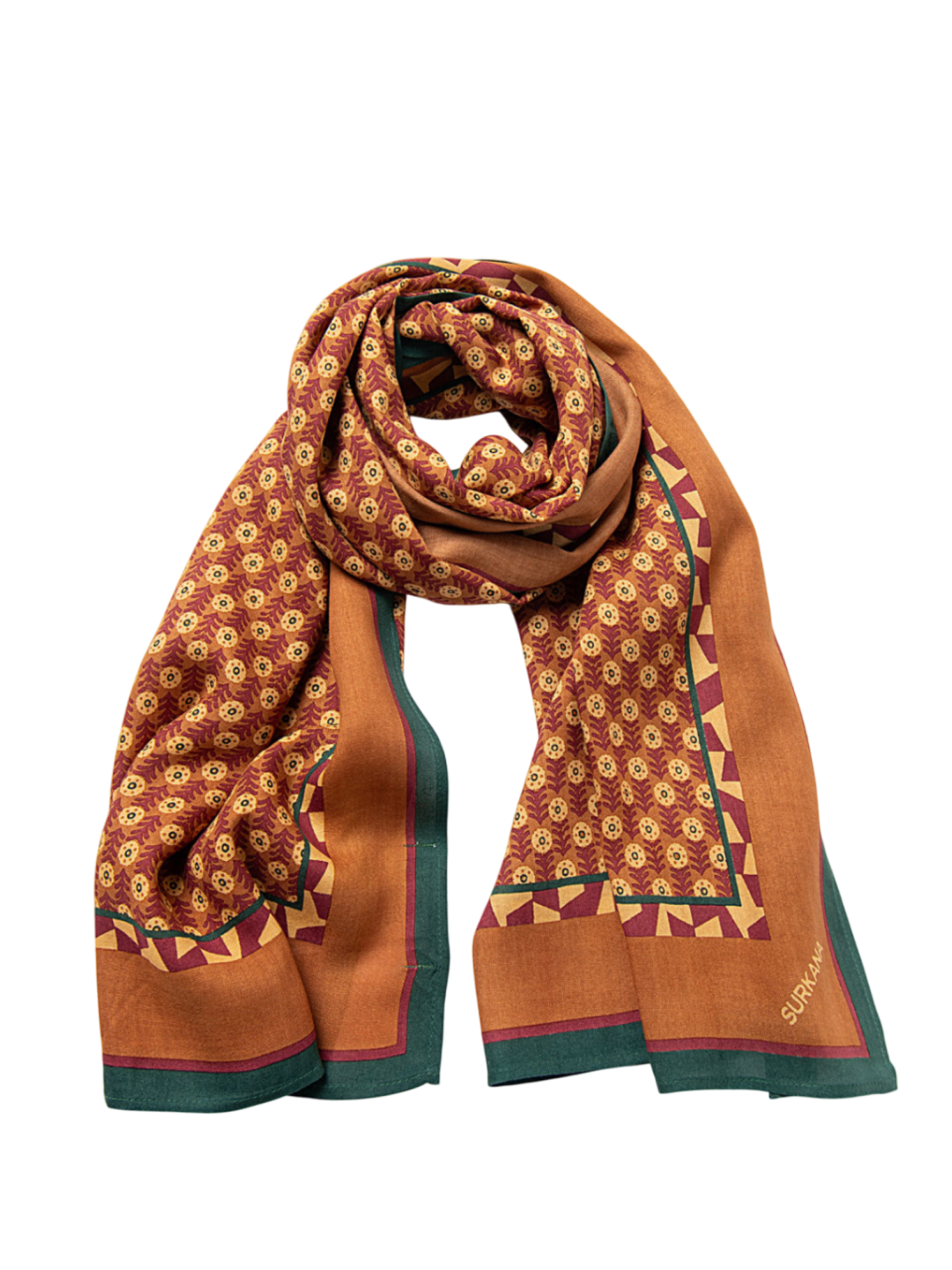 Surkana sciarpa donna in fantasia multicolor 35PANO223 70 SURKANA 