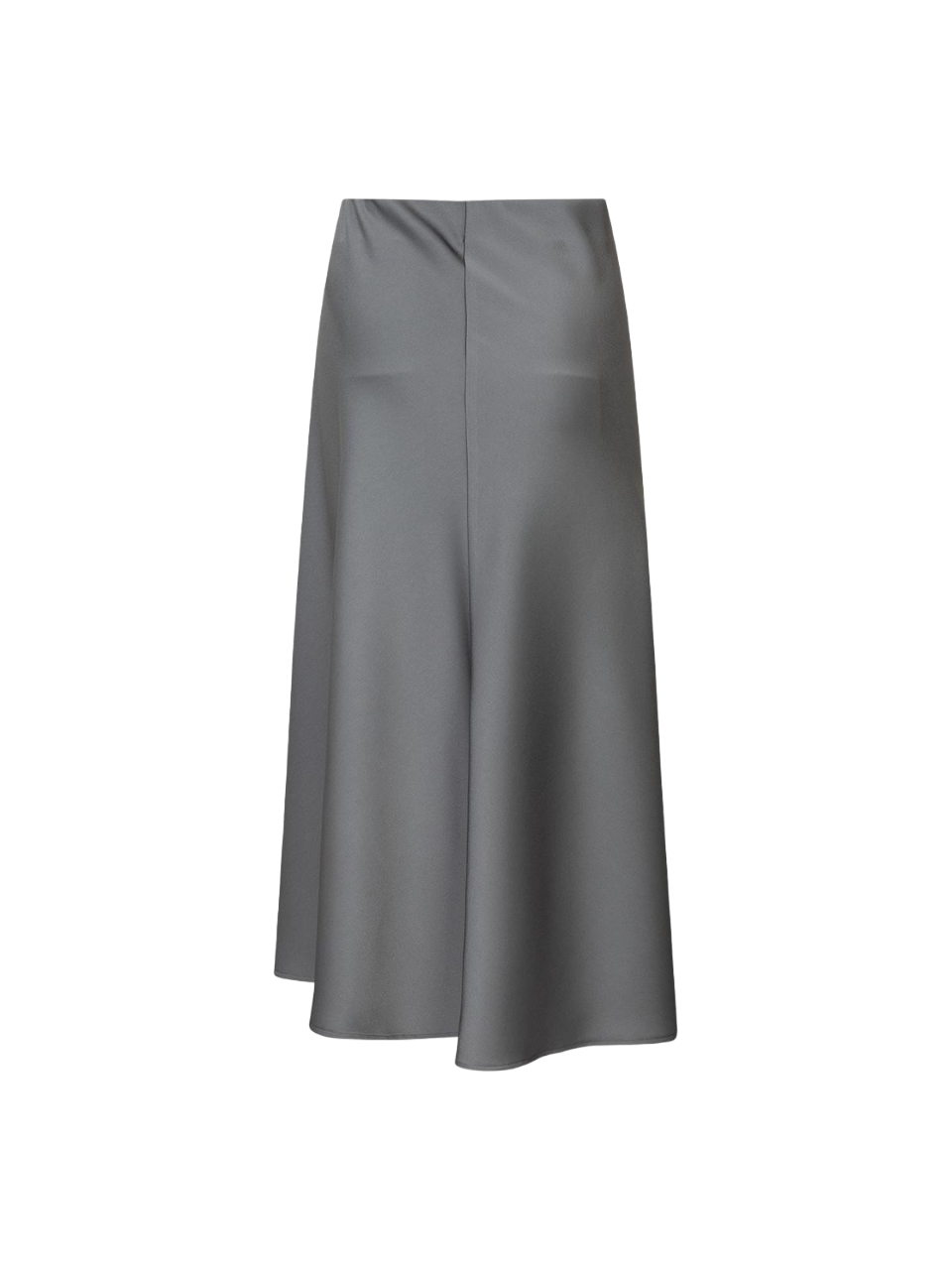 Sandro Ferrone gonna lunga satin grigio S32YBEMANOLO PIOMBO Sandro FERRONE 