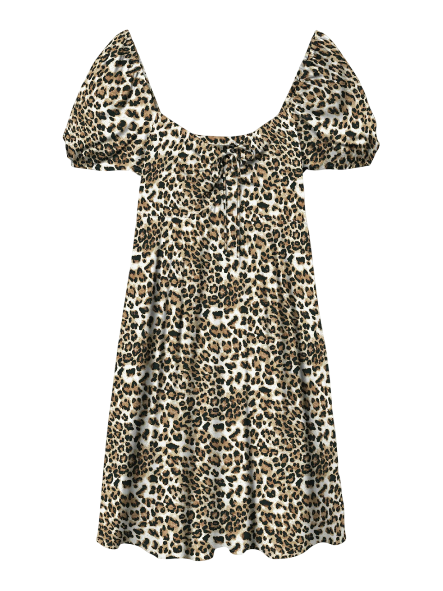 Vero Moda abito corto in fantasia maculata marrone 10328768 TAN-LEO VERO MODA 