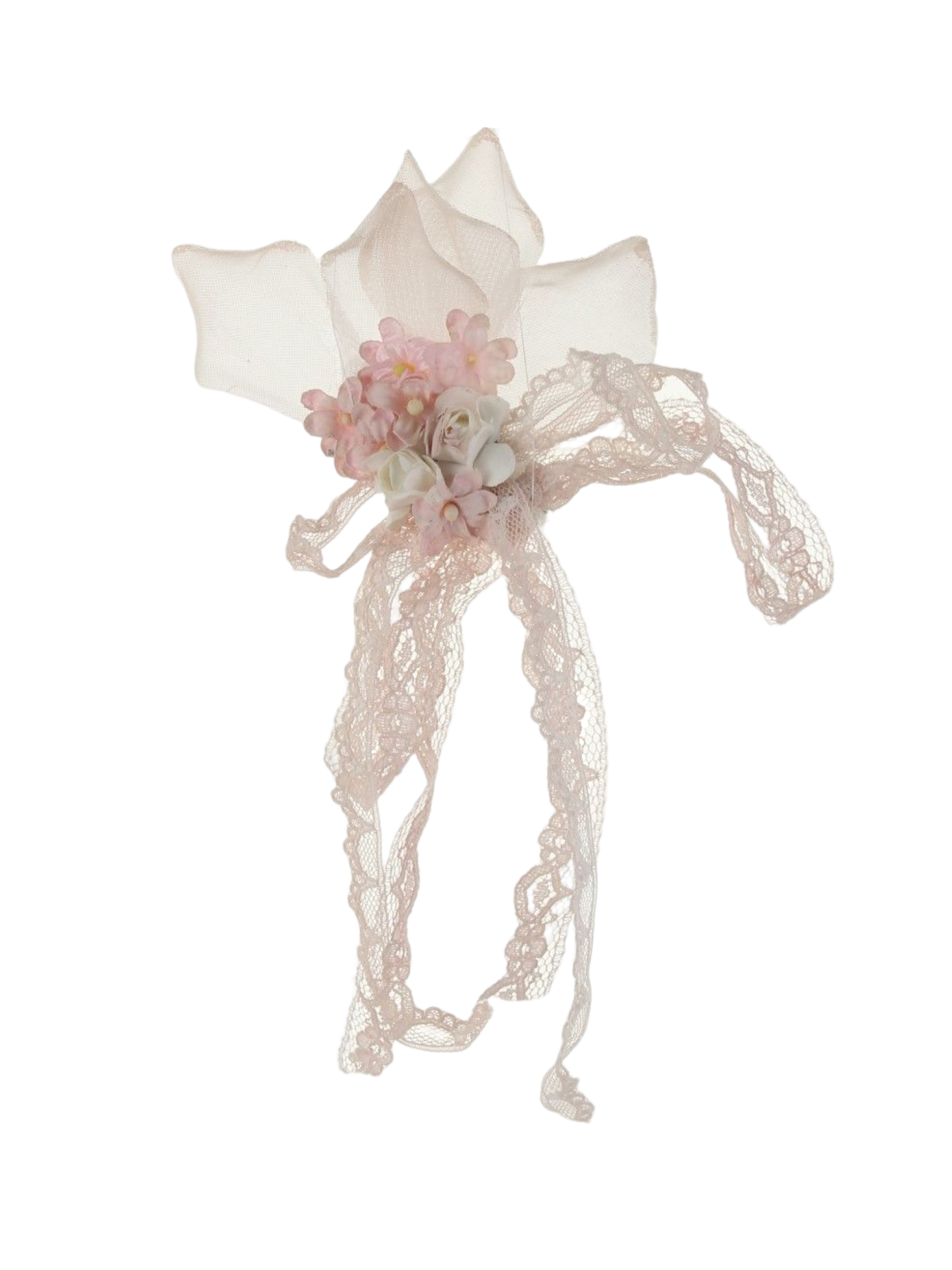 MIMILU' Fermaglio per capelli da cerimonia con fiori Rosa chiaro 616TOCADO UNI MImilù 