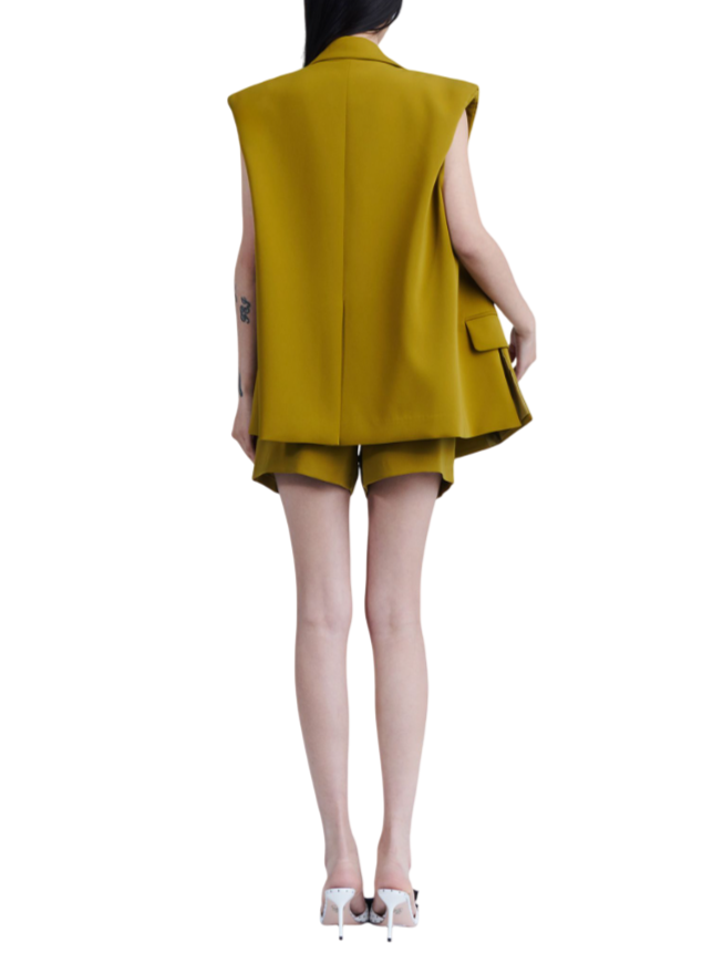 Aniye By shorts con pinces giallo senape 185556 00279 ANIYE BY 