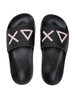 Sun68 ciabatte slippers con logo nero rosa