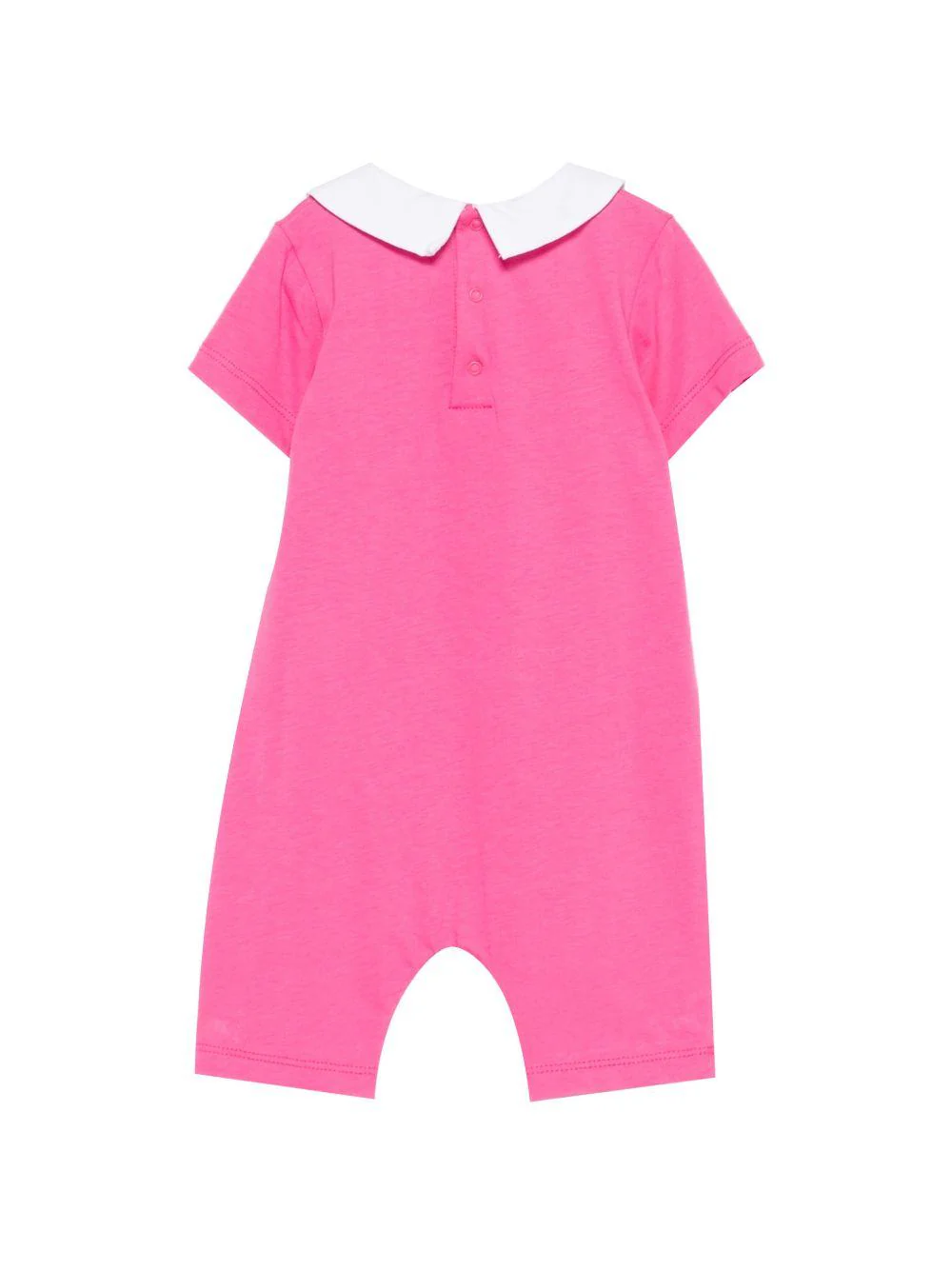 Moschino pagliaccetto neonata manica corta fucsia MNY03Y-LAA03 50533 MOSCHINO 