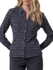 Surkana camicia donna in fantasia blu