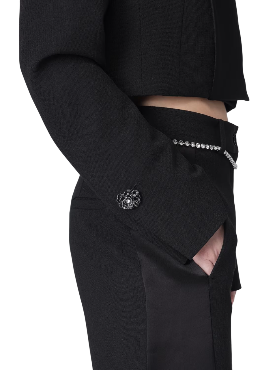 Pinko giacca blazer crop Visciola Spencer nero 106394-A35I Z99 PINKO 