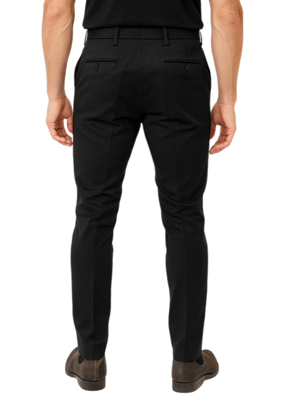 Rar pantaloni uomo slim nero NESTA-126032 NERO RAR 