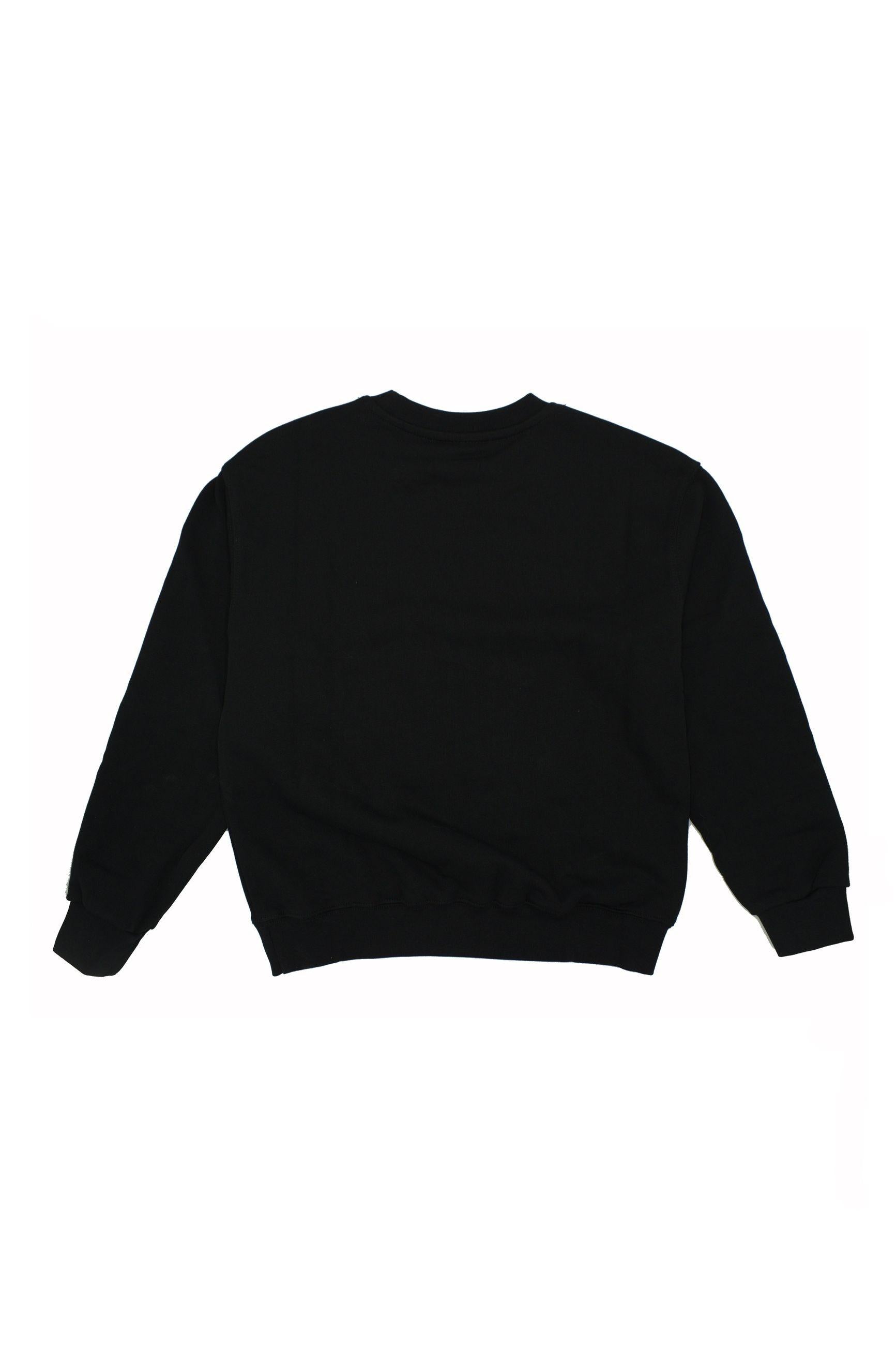 Disclaimer felpa bambino con logo nero 58617 NERO DISCLAIMER 