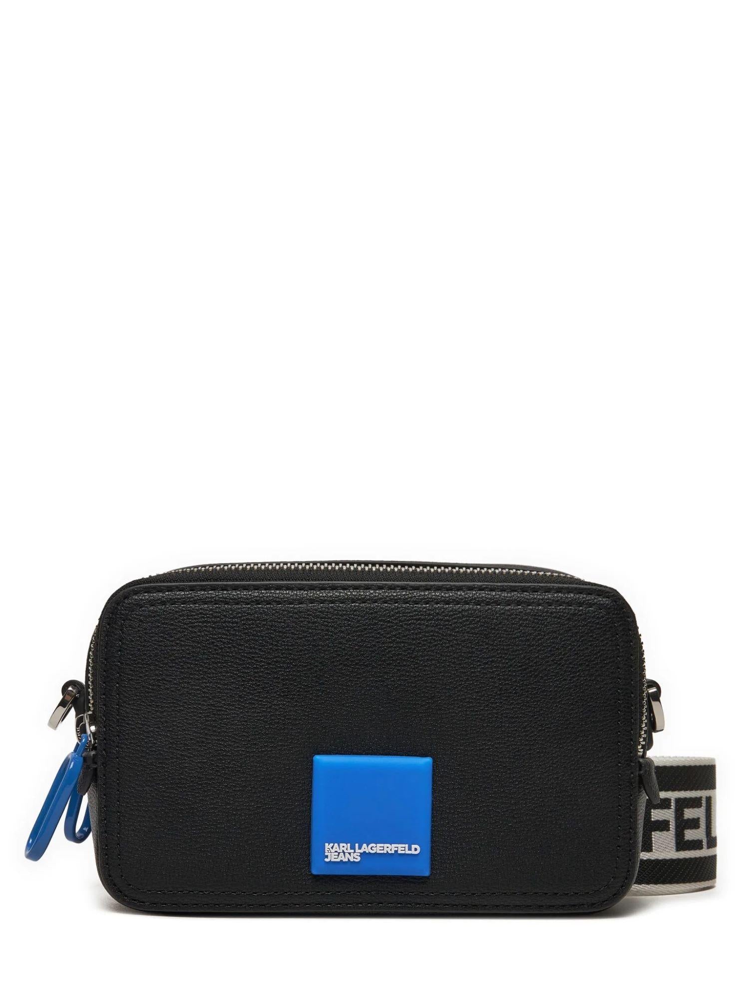 Karl Lagerfeld Jeans borsa in ecopelle martellata nero 235J3078 J101 KARL LAGERFELD 