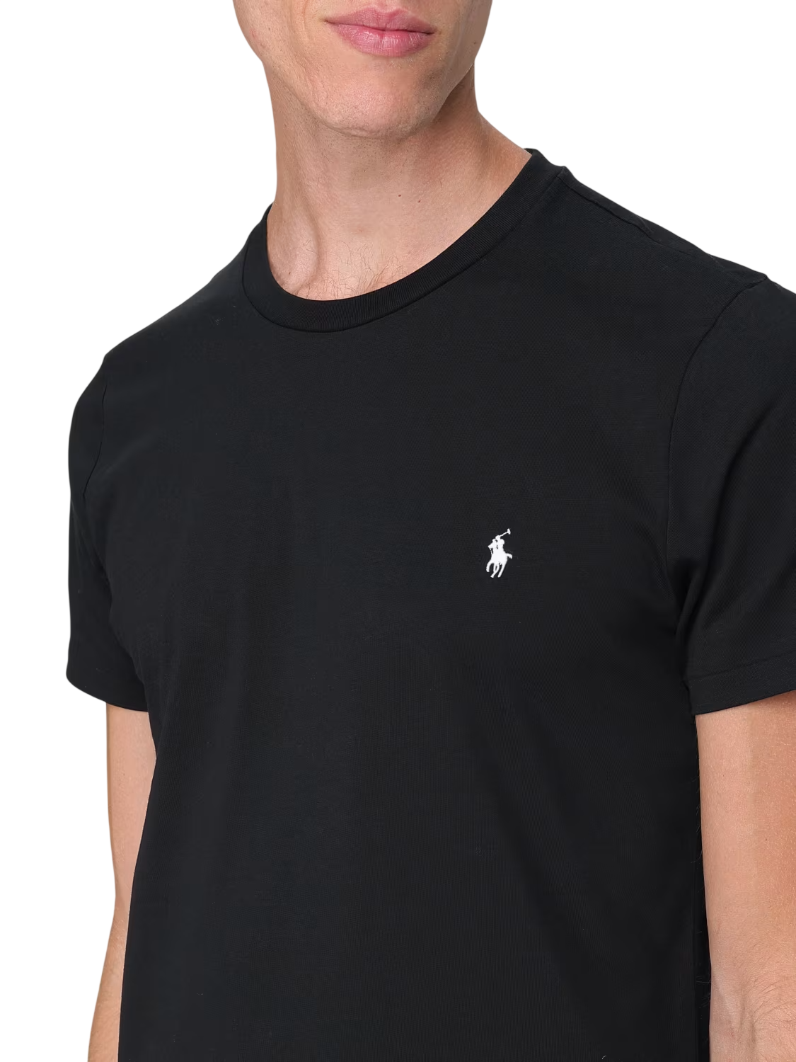 Polo Ralph Lauren T-shirt manica corta uomo in jersey nero 714844756 006 RALPH LAUREN 