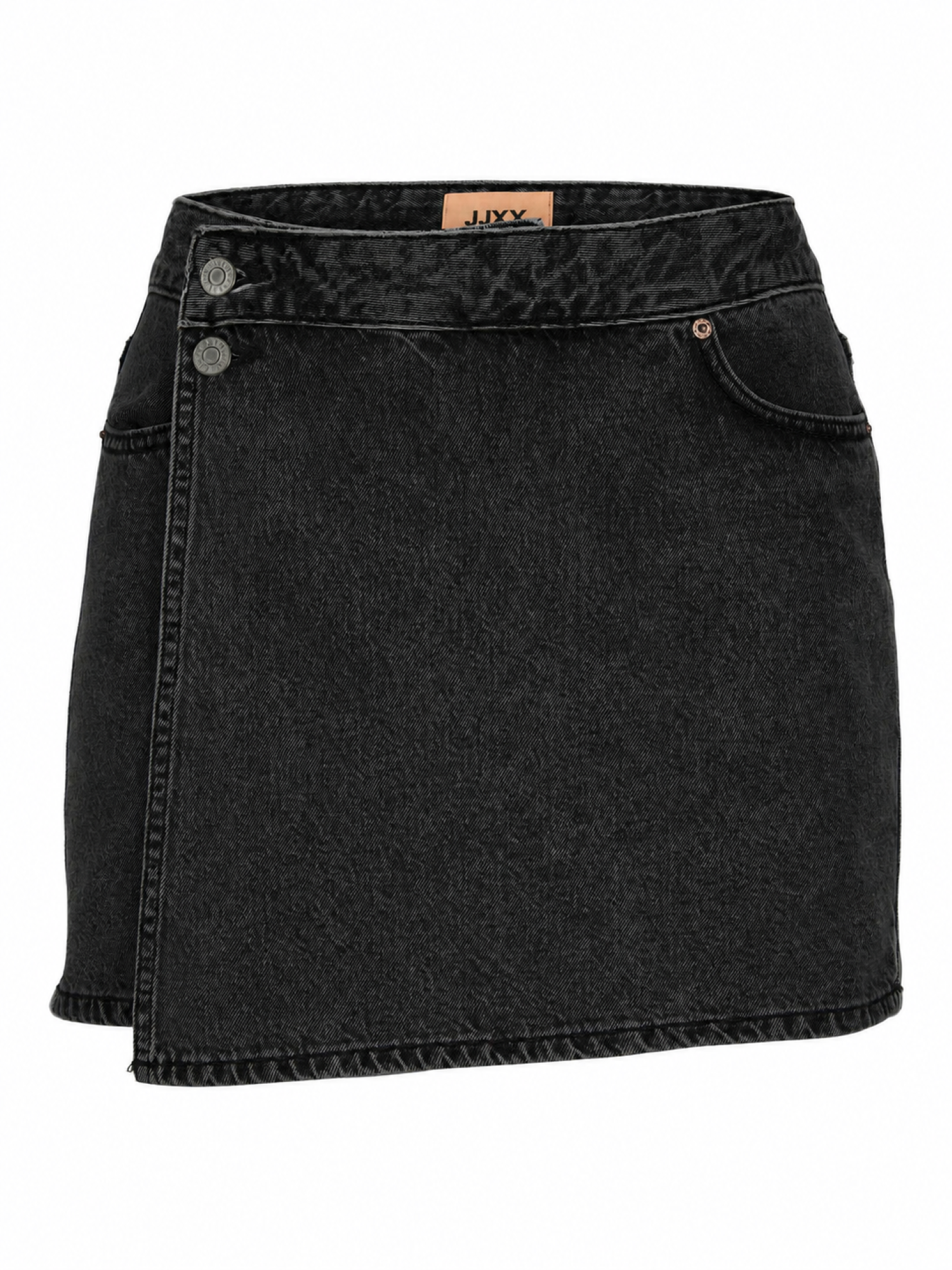 Jjxx gonna pantalone corta donna in denim lavaggio nero 12269114 R054 JJXX 