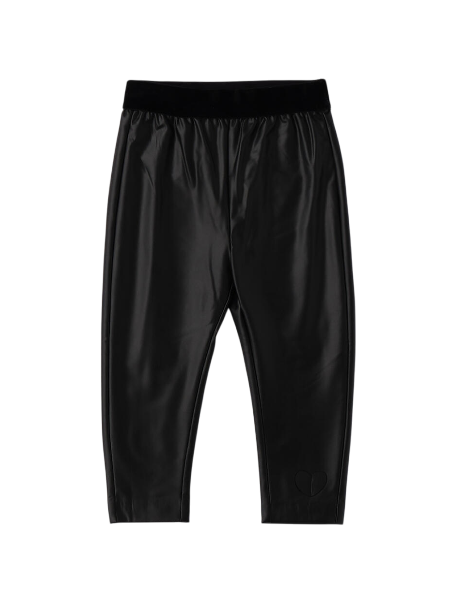 iDo leggings bambina in ecopelle nero 4F328 0658 iDO 