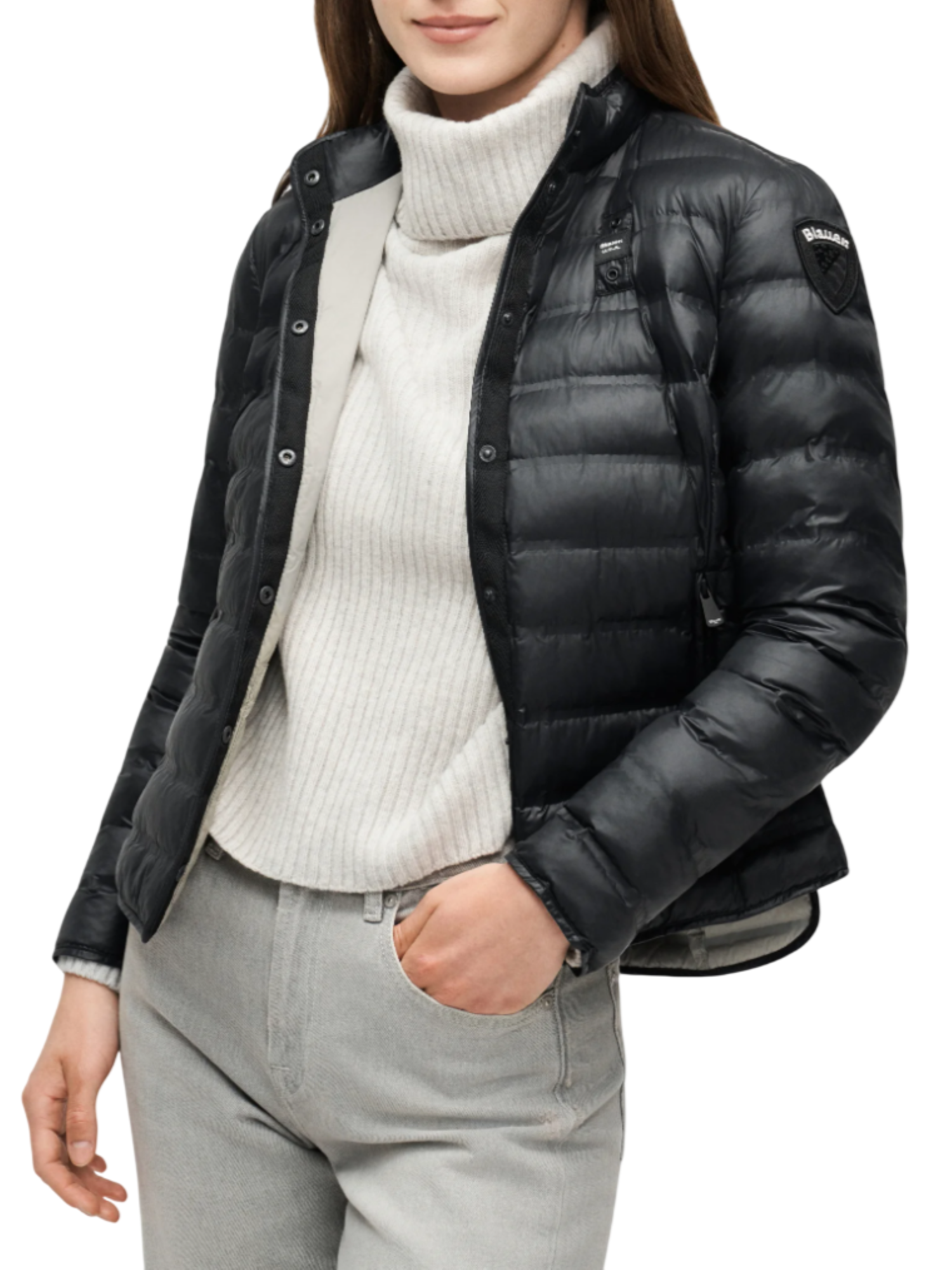 Blauer giubbino imbottito donna Moon nero 26SBLDC02173-007104 999RY BLAUER 