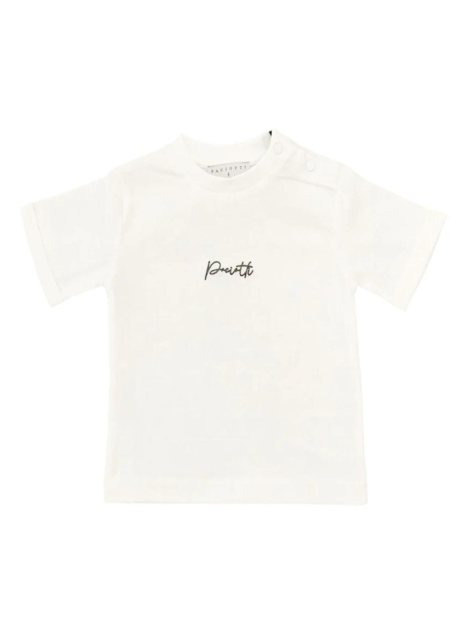 Cesare Paciotti T-shirt manica corta in jersey bianco TSP5113B BIANCO Cesare Paciotti 