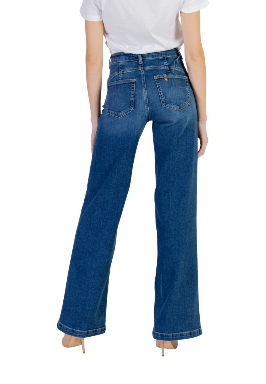 Liu Jo jeans flare vita alta con cintina lavaggio blu UA6160D0264 7L899 LIU JO 