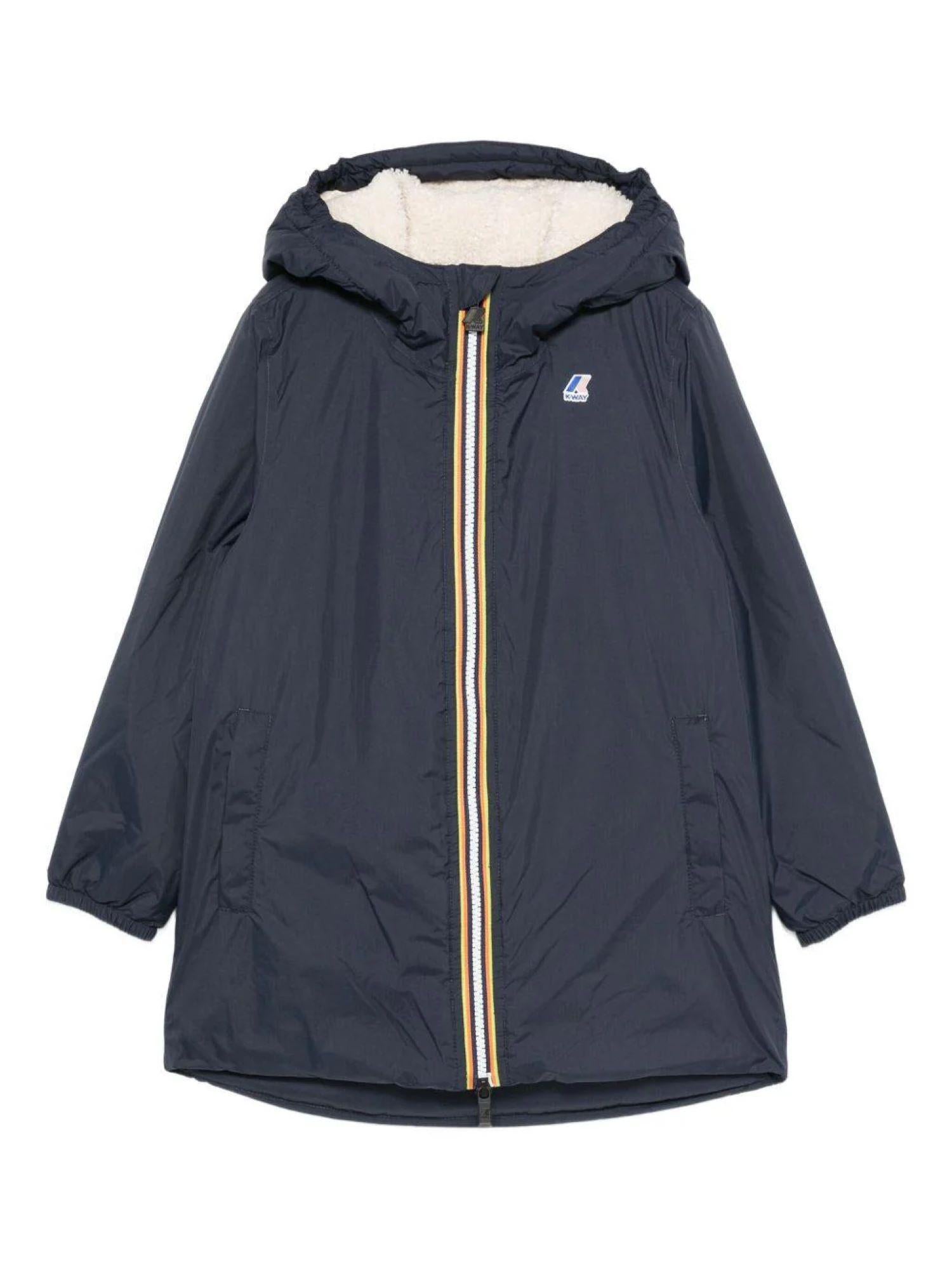 K-way piumino lungo Le Vrai Eiffel bambino blu K7142UW K89 K-WAY 