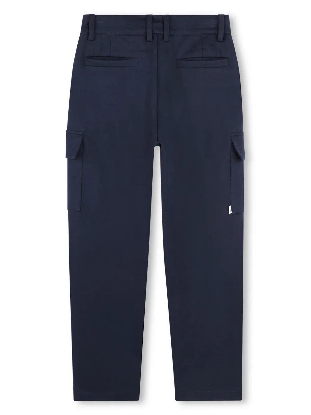 Boss pantaloni cargo in misto viscosa blu J51957 MARINE BOSS 