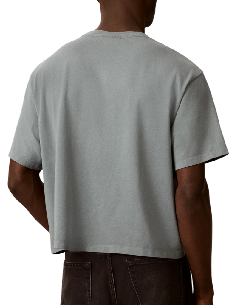 Calvin Klein Jeans T-shirt uomo manica corta con logo verde LV04RC249G 5K3 Calvin Klein Jeans 