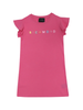 John Richmond abito Krapina maniche corte con logo multicolor fucsia