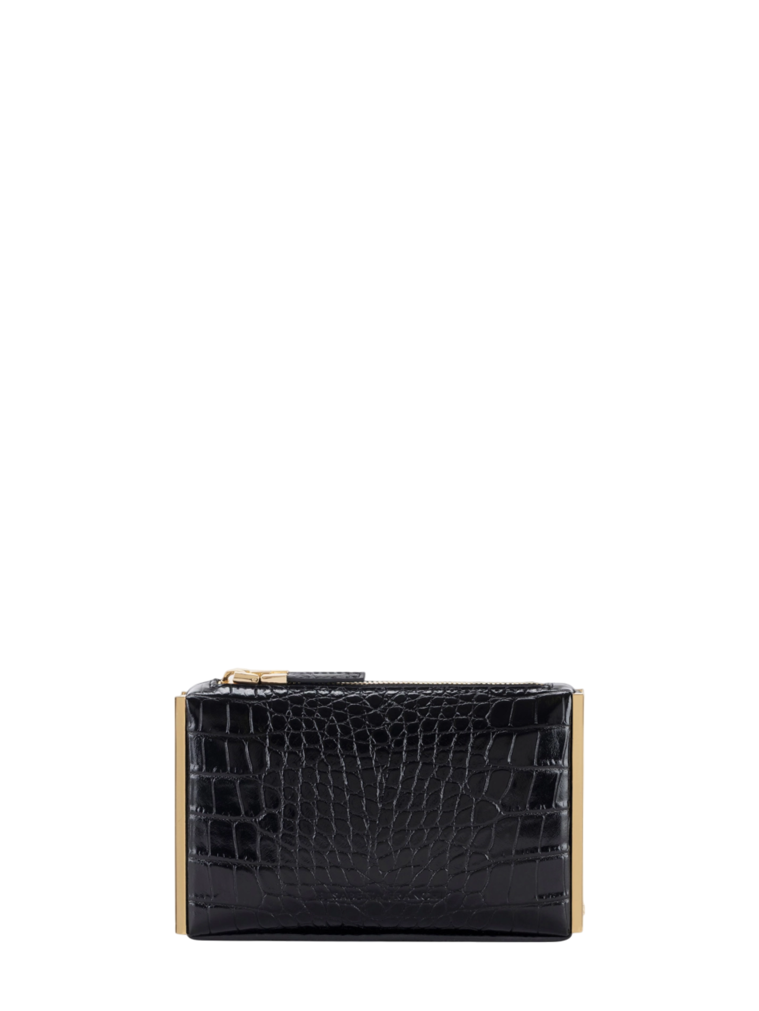 Elisabetta Franchi clutch in ecopelle coccodrillo nero BS51A56E2 110 ELISABETTA FRANCHI 
