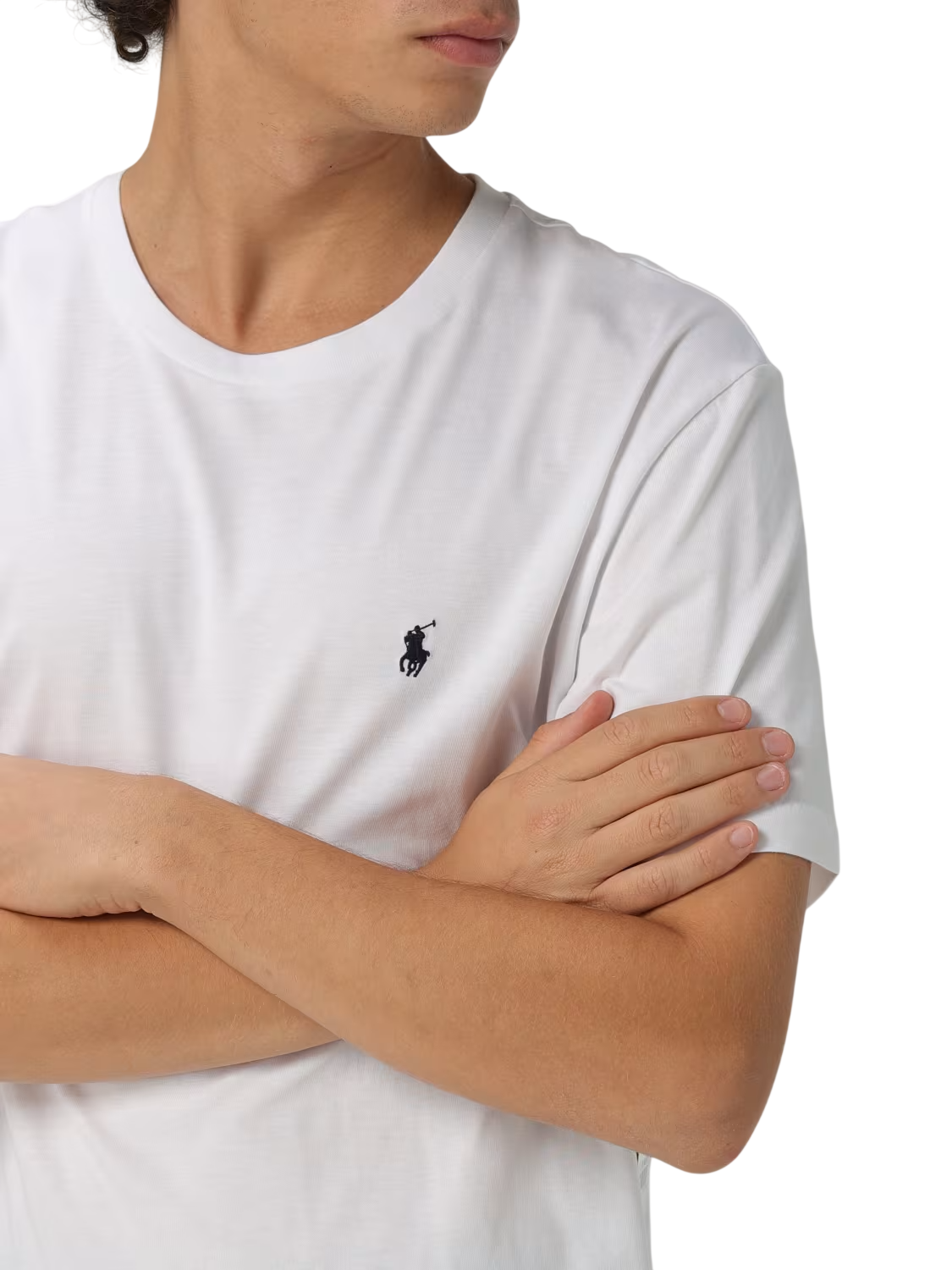 Polo Ralph Lauren T-shirt manica corta uomo in jersey bianco 714844756 005 RALPH LAUREN 