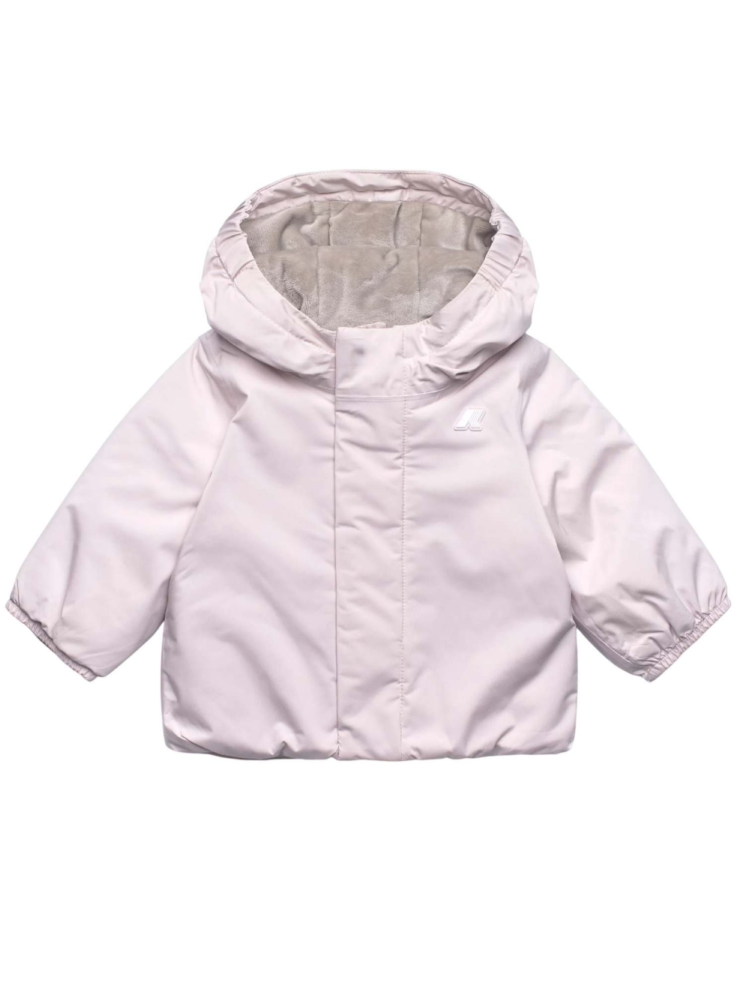K-Way piumino con cappuccio neonata Jack rosa K4137VW B3U K-WAY 