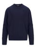 K-way maglia bambino in misto cashmere blu