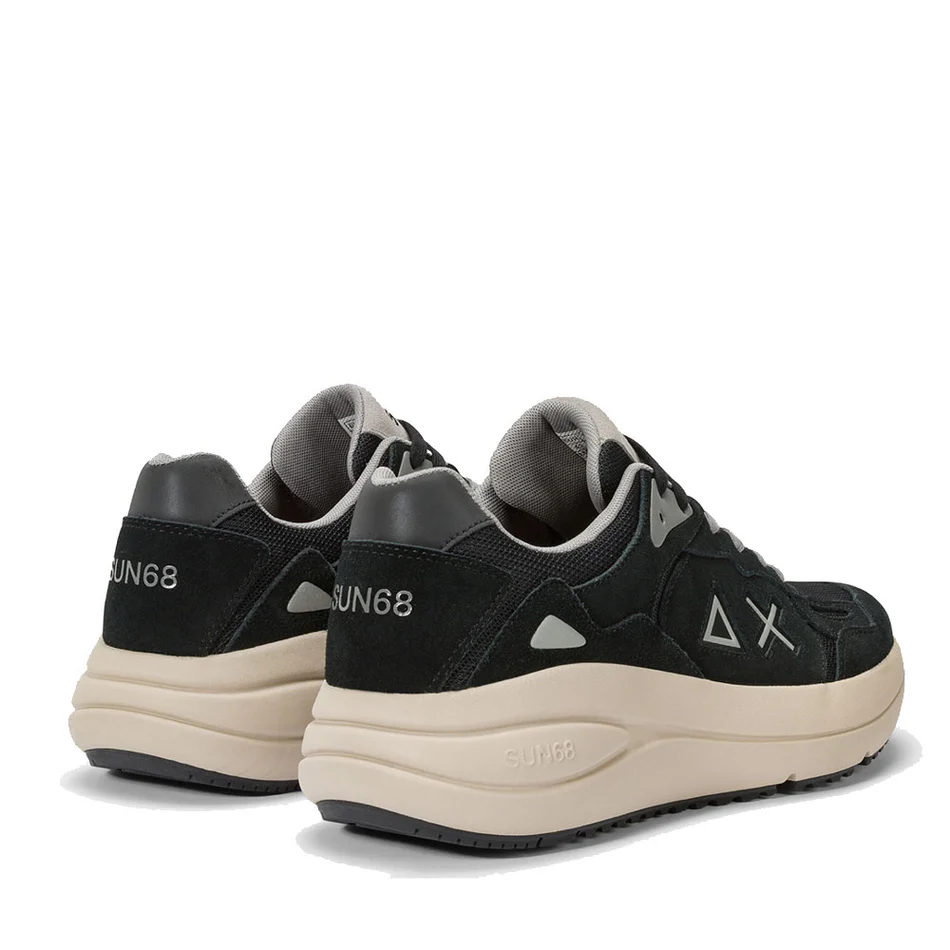Sun68 sneakers uomo Jupiter Suede nero Z45128 NERO SUN68 