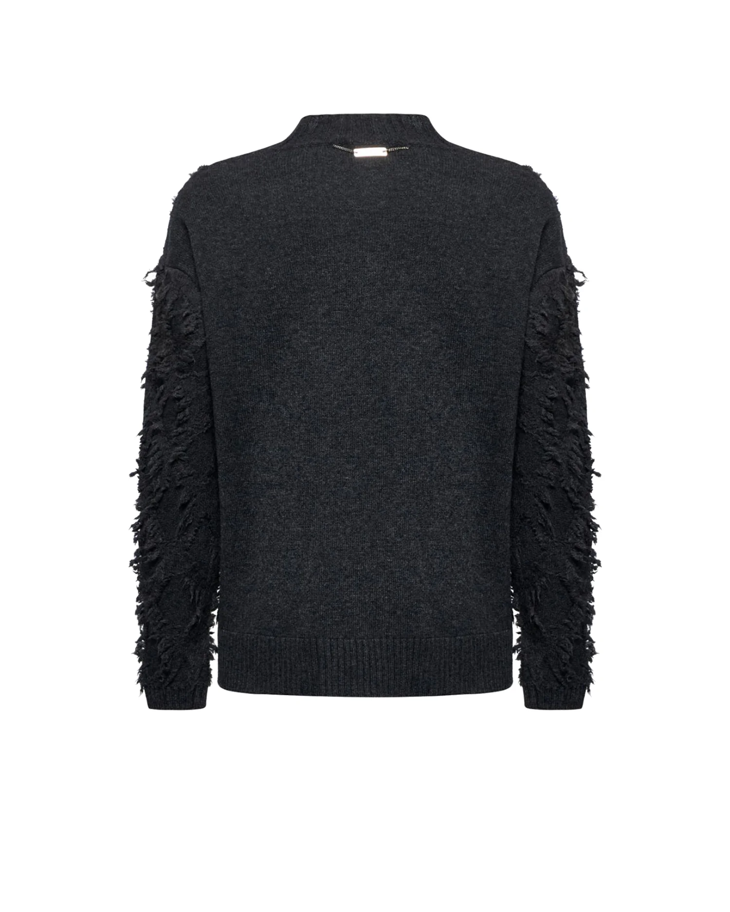 John Richmond maglia uomo effetto sfrangiato grigio UMA25229MA TAP SHOE John RICHMOND 