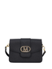 Marc Ellis borsa in ecopelle saffiano Flat Kourtney nero