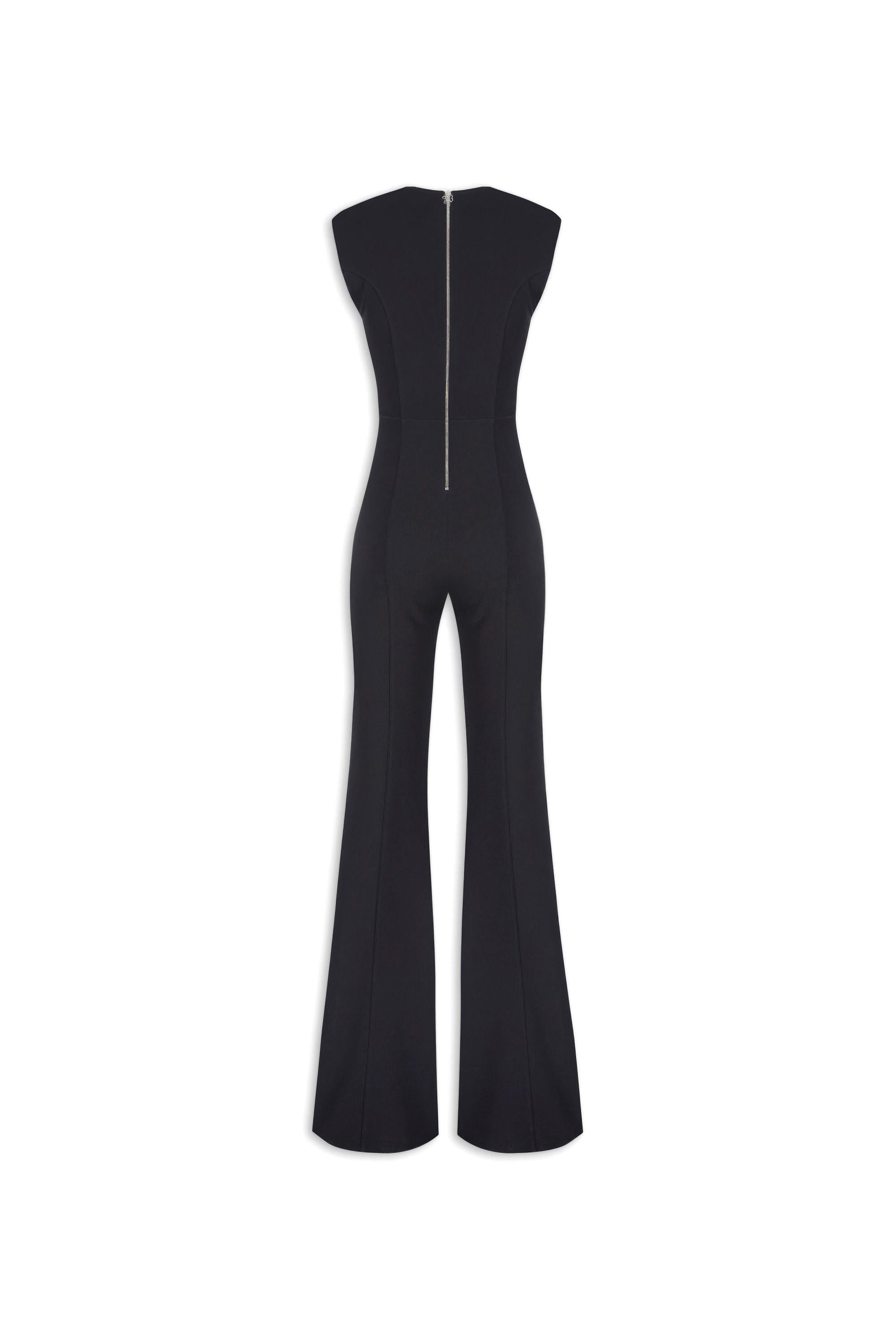 Aniye By tuta jumpsuit lunga Ivy in crepe nero 181463 00336 ANIYE BY 